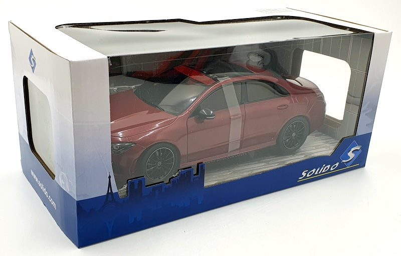 Solido 1/18 Scale Diecast S1803104 - Mercedes-Benz CLA 118 Coupe AMG 2019 Red