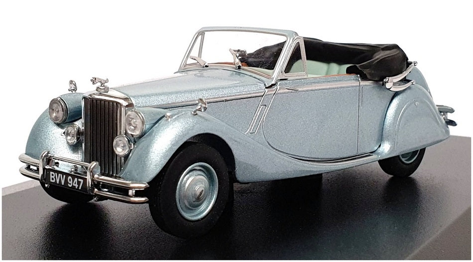 Oxford Diecast 1/43 Scale 43JAG5001 - Jaguar MkV DHC Open - Opalescent Silver