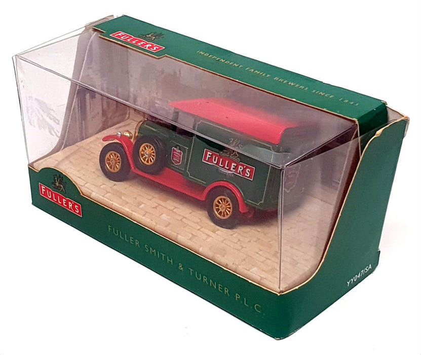 Matchbox Appx 10cm Long YY047/SA - Morris Cowley Van (Fullers) Green/Red
