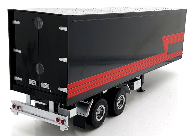 KK Scale Road Kings 1/18 Scale RK180167 - Semi Automatic Truck Trailer Black