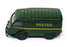 Macadam 1/43 Scale 007 - Renault 1000Kg Camionnette Van (Postes) Green