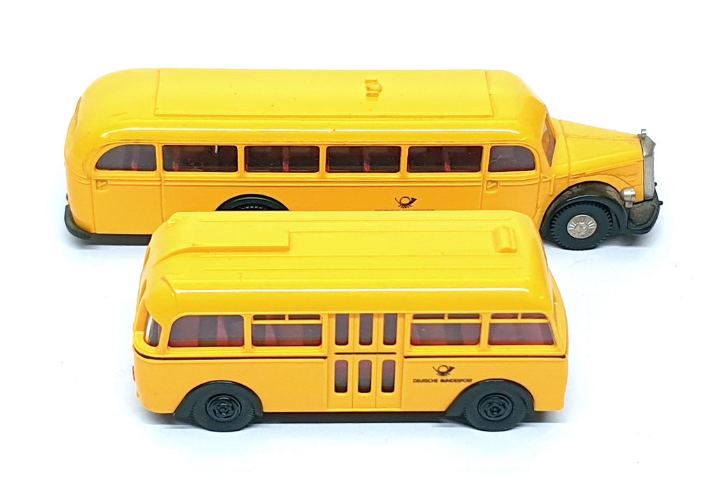 Brekina 1/87 Scale 255 - Mercedes Benz Bus & Orion Trailer Bus Deutsche Post AG