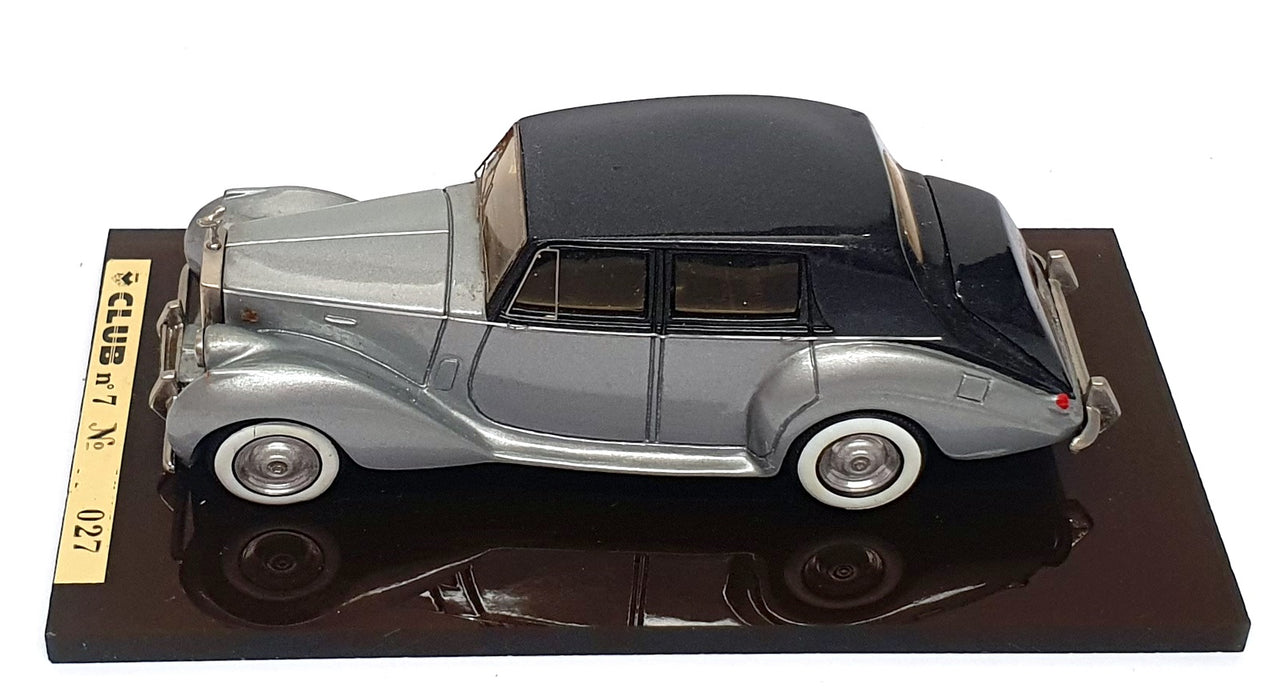 Tron 1/43 Scale Club No. 7 - 1950 Rolls Royce Silver Dawn - Gunmetal/Silver