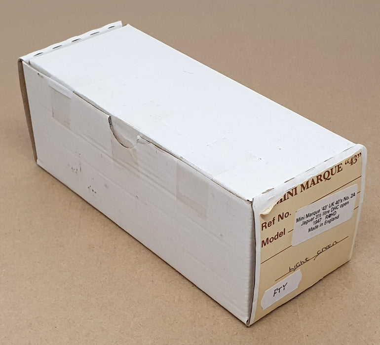 Minimarque 43 1/43 Scale UK40s No. 2A 1947 Jaguar 3.5L DHC Open RHD - Lt. Green