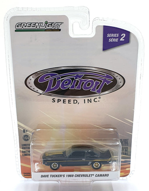 Greenlight 1/64 Scale 39070-B - 1969 Dave Tucker's Chevrolet Camaro - Black