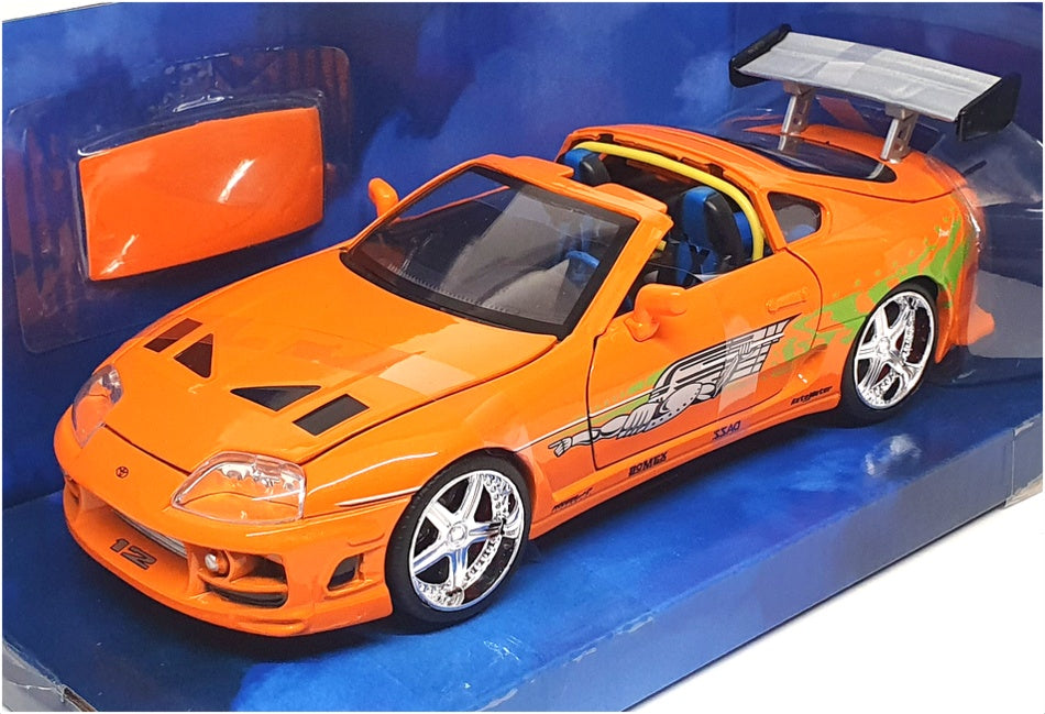 Jada 32097 1/24 Toyota GR Supra Fast & Furious - Orange *Boîte Endommagée Jada 32097 1/24 Toyota GR Supra Fast & Furious - Orange *Boîte Endommagée