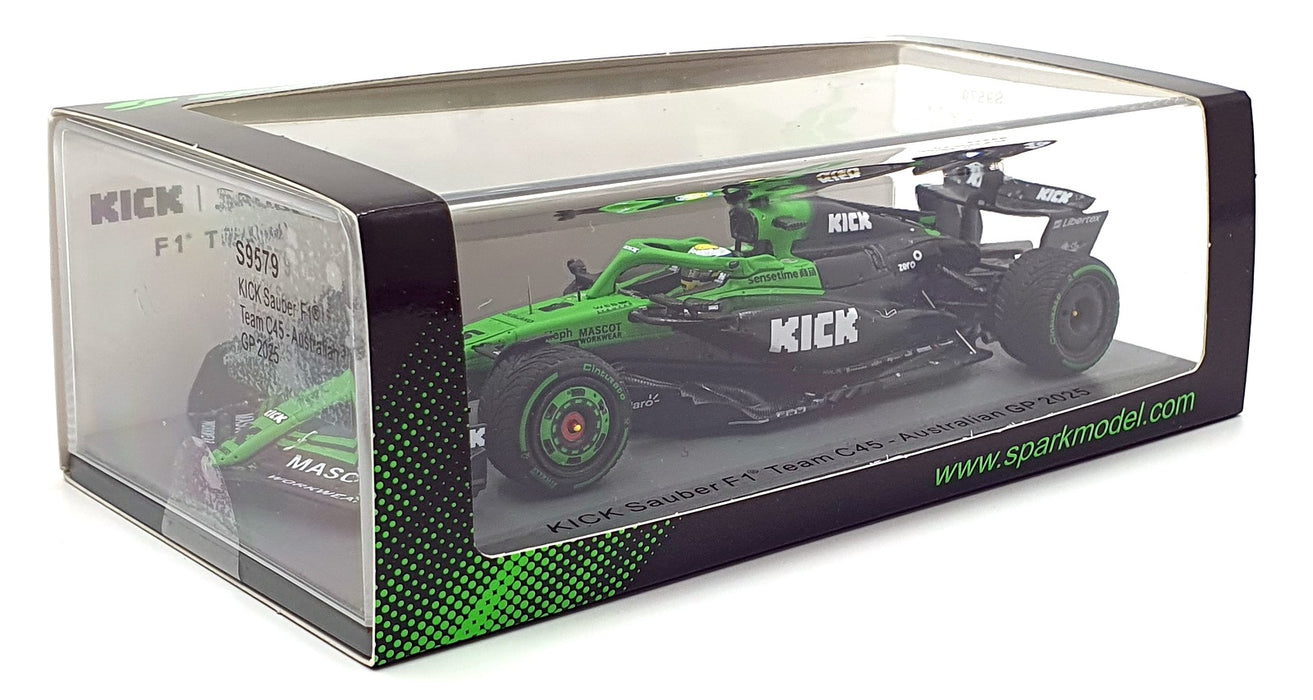 Spark 1/43 Scale S9579 - KICK Sauber F1 Team C45 #5 Australian GP 2025