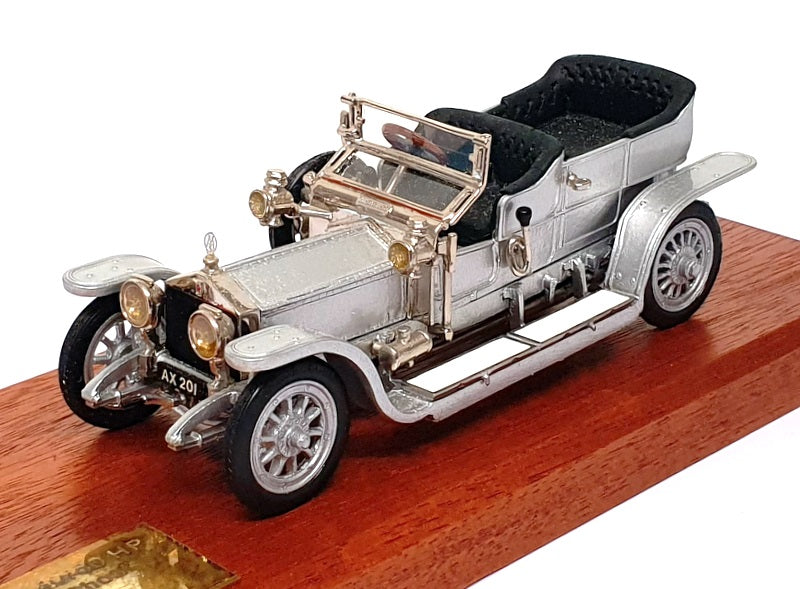 Top Marques 1/43 Scale RR2 - 1907 Rolls Royce 40/50 HP Silver Ghost - Silver