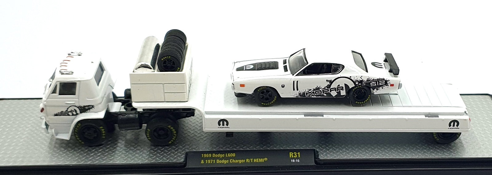 Castline M2 Machines 1/64 Scale R31 '69 Dodge L600 & '71 Dodge Charger R/T HEMI