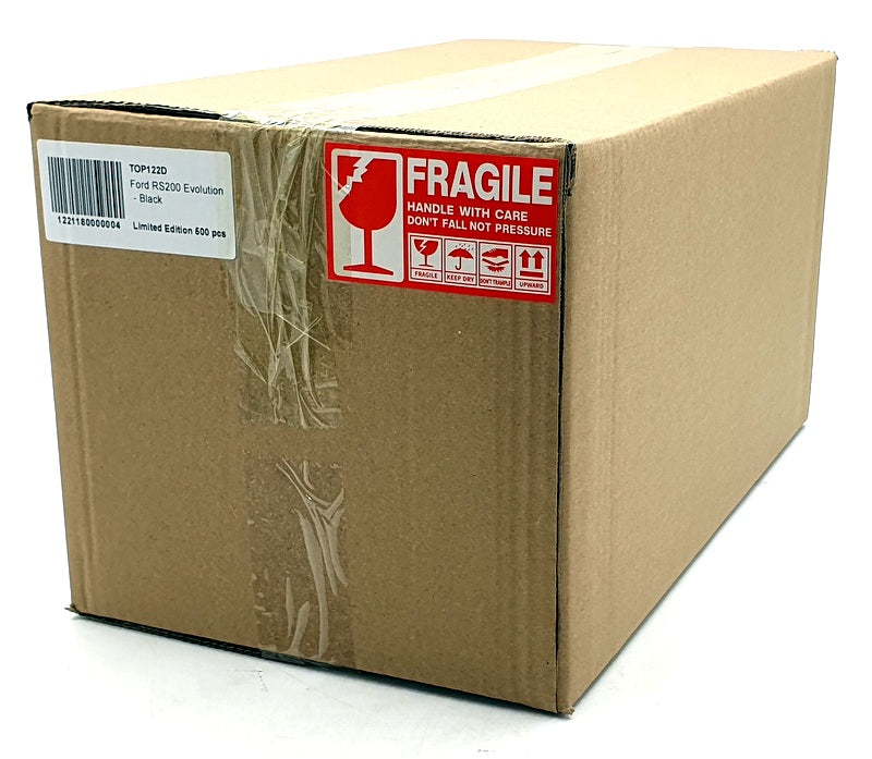 Top Marques 1/18 Scale TOP122D - Ford RS200 Evolution - Black
