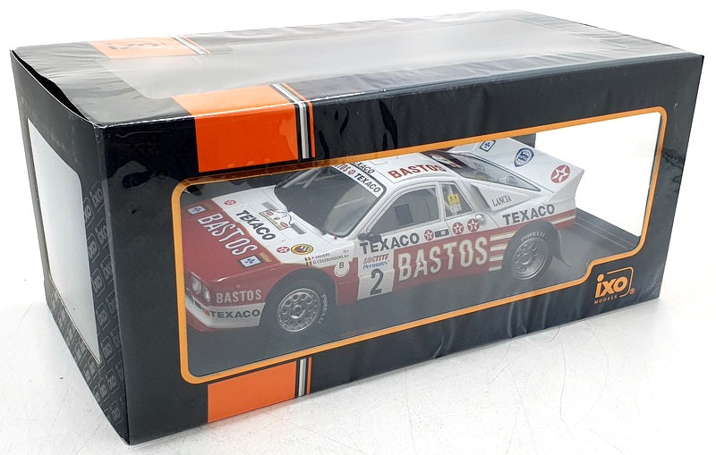 IXO Models 1/18 Scale 18RMC136 Lancia 037 Rally #2 Ypres 1985 P.Snijers