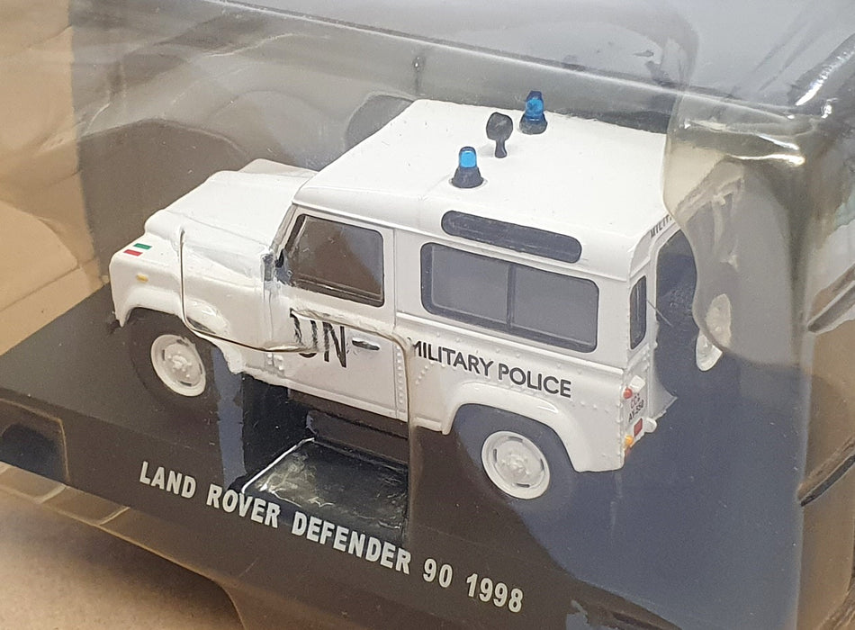 DeAgostini 1/43 Scale AY5550 - 1998 Land Rover Defender 90 UN - White