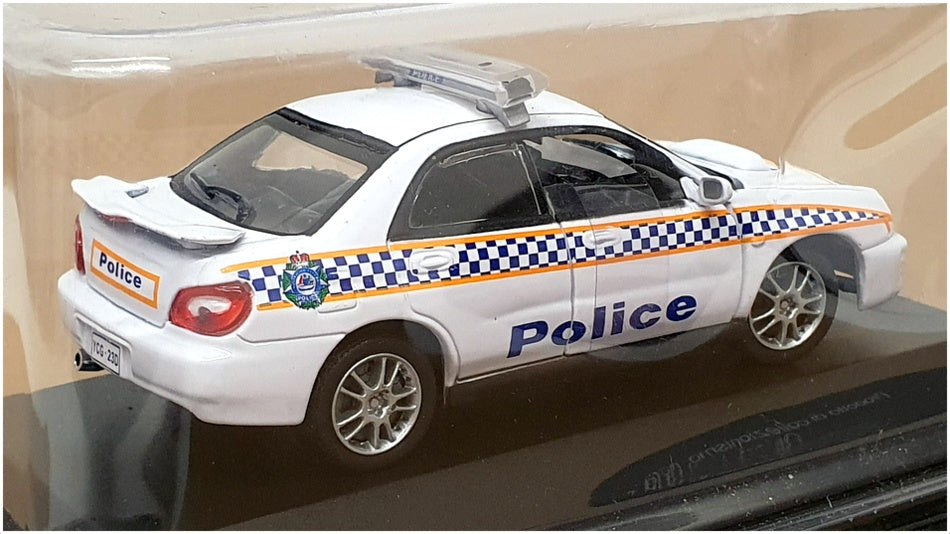 Altaya 1/43 Scale 29324C - 2002 Subaru Impreza Police Car Australia - White
