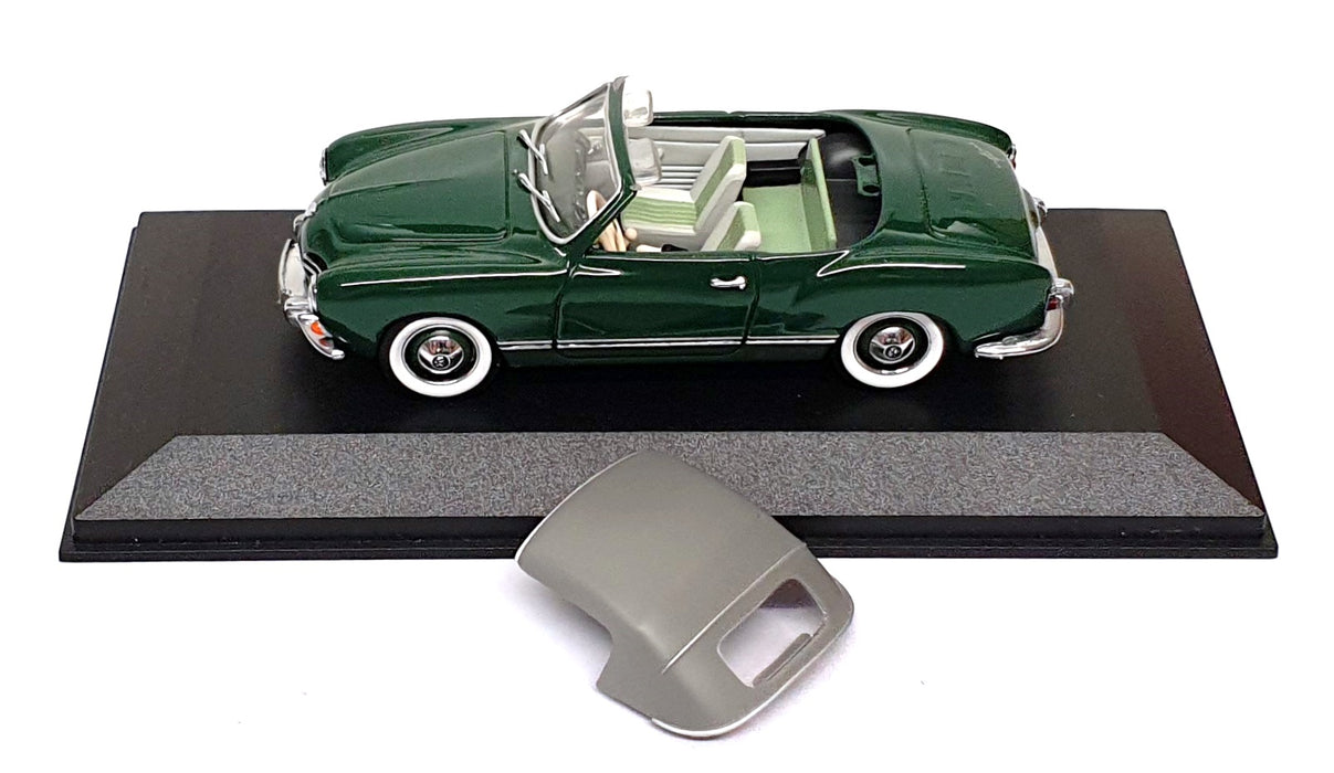 Minichamps 1/43 Scale 5060 - Karmann Ghia Cabriolet Soft Top - Green