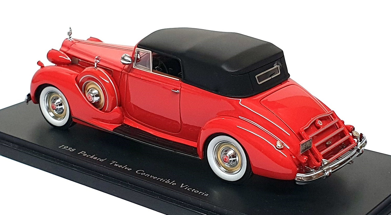 Automodello 1/43 Scale AM-PAC-38V-ME-CR 1938 Packard Twelve Convertible Victoria