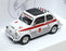 Cararama 1/43 Scale CARA97 - Fiat Abarth 595L Race Car #5 - White/Red