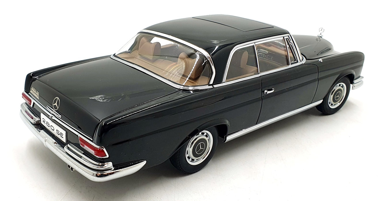 AutoArt 1/18 Scale 76286 - Mercedes Benz 280 SE Coupe 1968 - Black