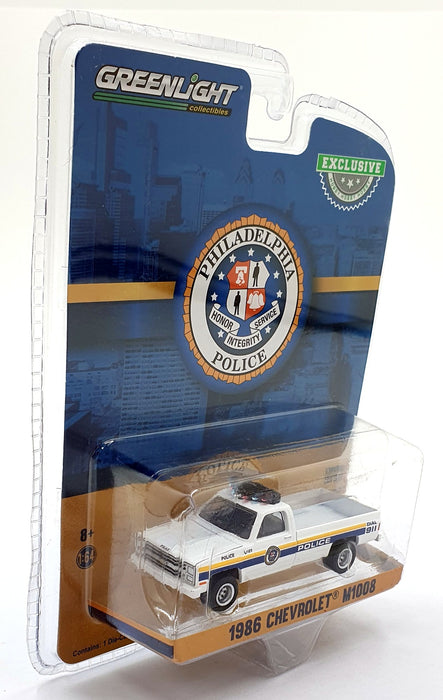 Greenlight 1/64 Scale 30241 - 1986 Chevrolet M1008 Philadelphia Police PickUp