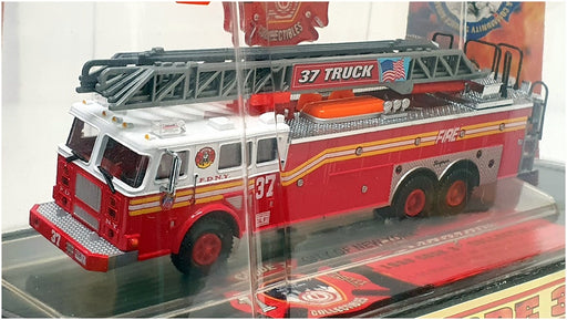 Code 3 1/64 Scale 12721 - Seagrave Rear Mount Ladder Fire Engine Truck 37 FDNY