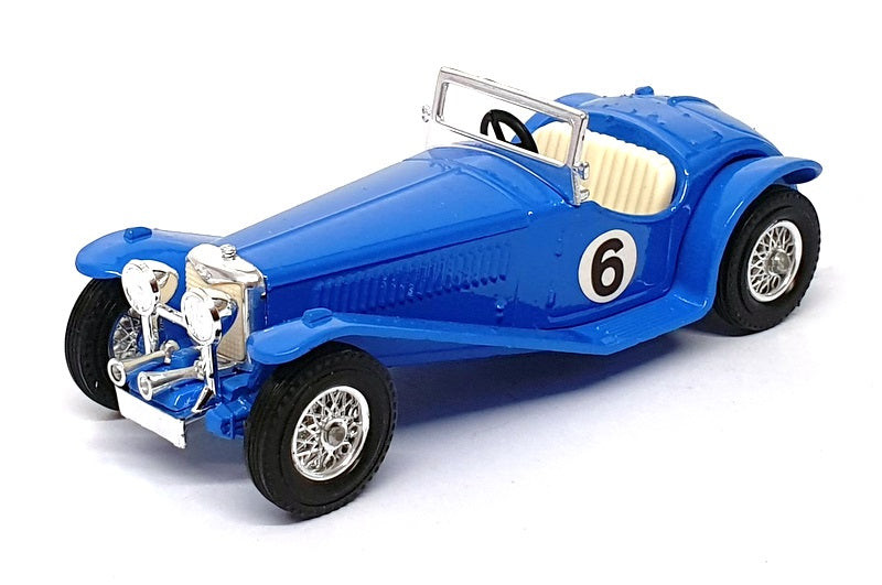 Matchbox Appx 10cm Long Diecast Y-3 - 1934 Riley MPH #6 - Blue