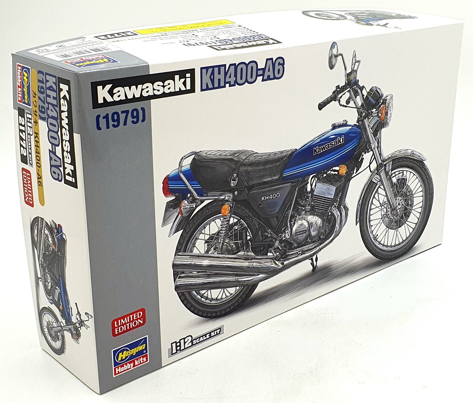 Hasegawa Kits 1/12 Scale 21772 - 1979 Kawasaki KH400-A6 - Blue