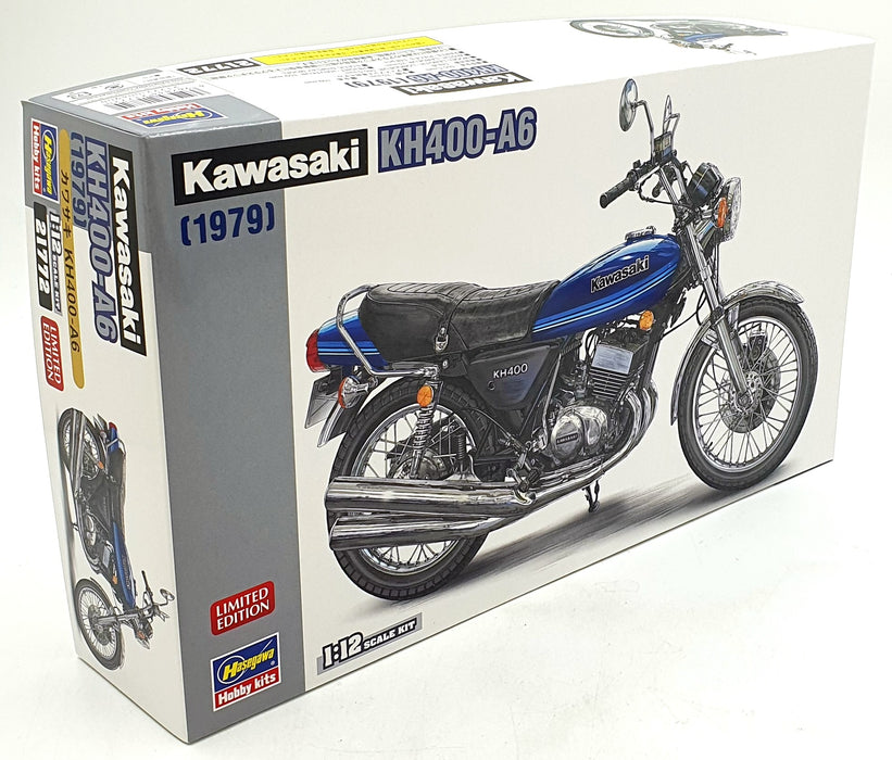 Hasegawa Kits 1/12 Scale 21772 - 1979 Kawasaki KH400-A6 - Blue