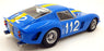 KK Scale 1/12 Scale KKDC120123 - Ferrari 250 GTO 1962 Targa Florio #112 - Blue