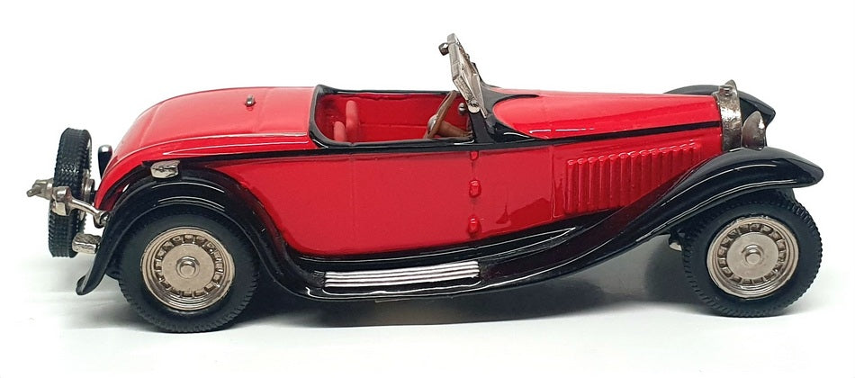 Tin Wizard 1/43 Scale 302 - 1930 Bugatti Type 49 Cabriolet - Red/Black