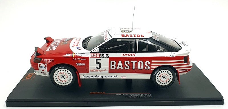 Ixo 1/18 Scale Diecast 18RMC119.22 Toyota Celica GT-Four ST165 #5 Haspengouw '90