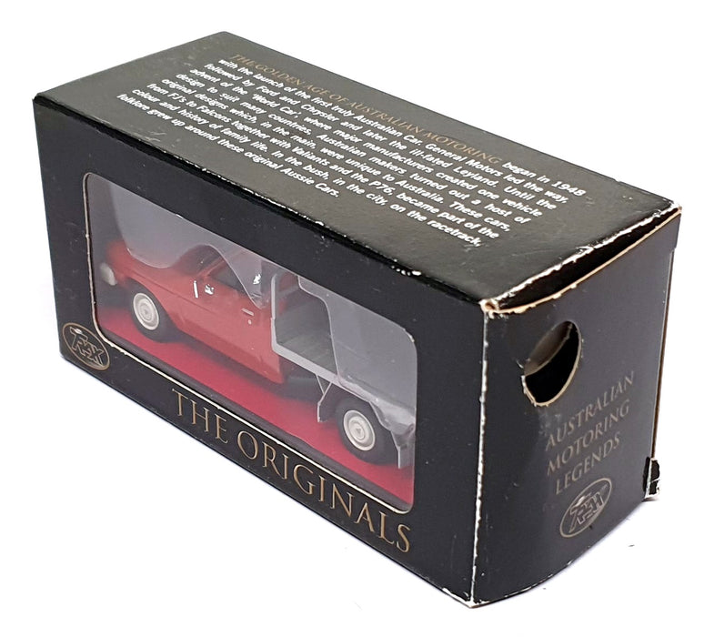 Trax 1/43 Scale TR45 - 1971 Holden HQ One Tonner Flat Bed Truck - Red
