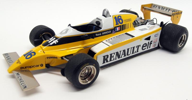 Exoto 1/18 scale Diecast 97091 - Renault RE-20 Turbo 1980 GP of France R Arnoux
