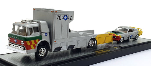 Castline M2 Machines 1/64 Scale R48 - 1970 Ford C-950 & Mustang BOSS 429 Silver