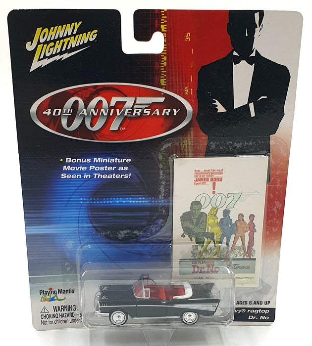Johnny Lightning 1/64 Scale 261-04 - 1957 Chevrolet Ragtop 007 Dr. No 