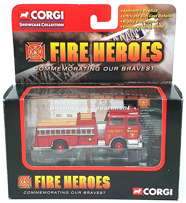 Corgi Diecast CS90098 - Mack CF Pumper Boston Fire Dept. - Red