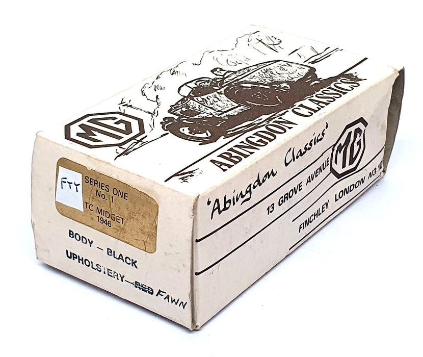 Abingdon Classics 1/43 Scale No. 1 - 1946 MG TC Midget - Black