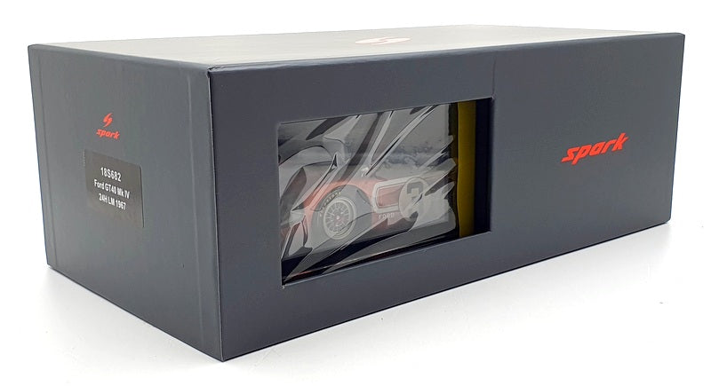 Spark 1/18 Scale Resin 18S682 - Ford GT40 Mk IV 24h Le Mans 1967 #3 M.Andretti