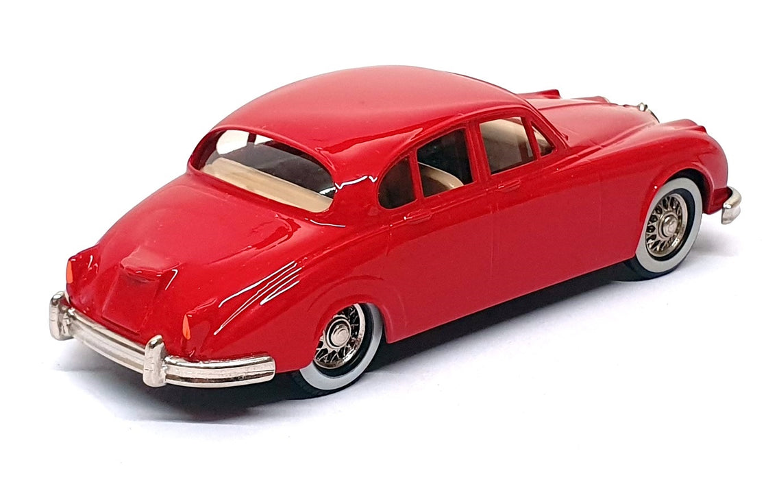 Classic 43 1/43 Scale 1001 - 1959-67 Jaguar Mk2 Saloon Export Spec - Red