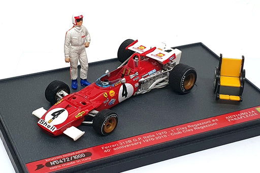 Brumm 1/43 Scale S10/19 - F1 Ferrari 312B #4 Winner Italy GP 1970 Regazzoni