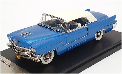 PremiumX 1/43 Scale PRD581 - 1956 Cadillac Eldorado Biarritz - Blue/White