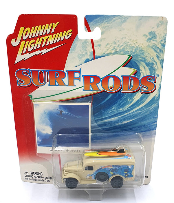 Johnny Lightning 1/64 Scale 294-07 Surf Rods World War II Ambulance - Beige