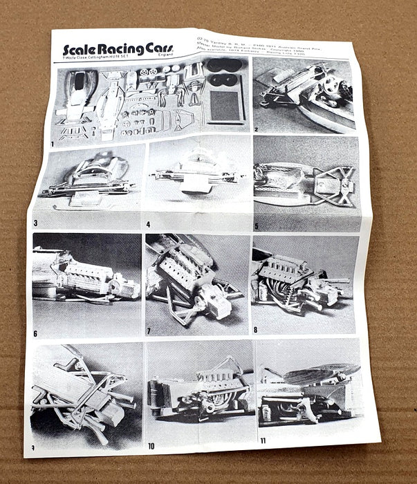 S.R.C. Models 1/43 Scale Unbuilt Kit 02 1971 Yardley BRM P160