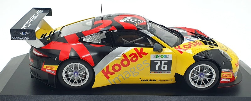 Minichamps 1/18 Scale 155 166176 Porsche 911 GT3 R IMSA Kodak #76 2016