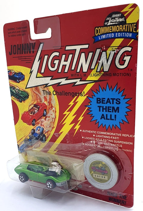 Johnny Lightning 1/64 Scale 100-190 - The Challengers Vicious Vette Bright Green