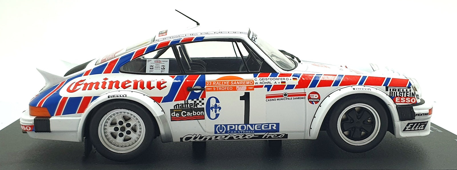 Werk83 1/18 Scale Diecast W1805801 - Porsche 911 SC GR. 4 #1 San Remo 1981