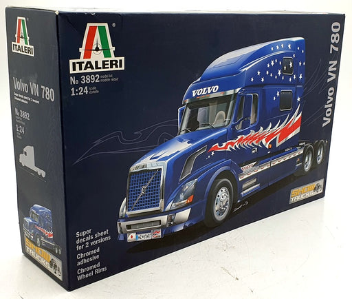 Italeri 1/24 Scale Unassembled Kit 3892 - Volvo VN 780 Truck
