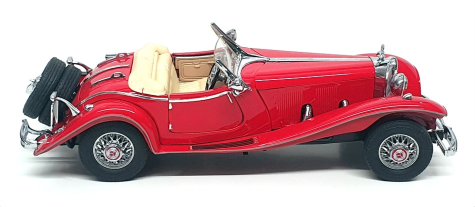 Franklin Mint 1/24 Scale FM500KR - Mercedes 500K Special Roadster - Red