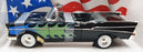Ertl 1/18 Scale Diecast 32098 - 1957 Custom Chevy - Black/Flames