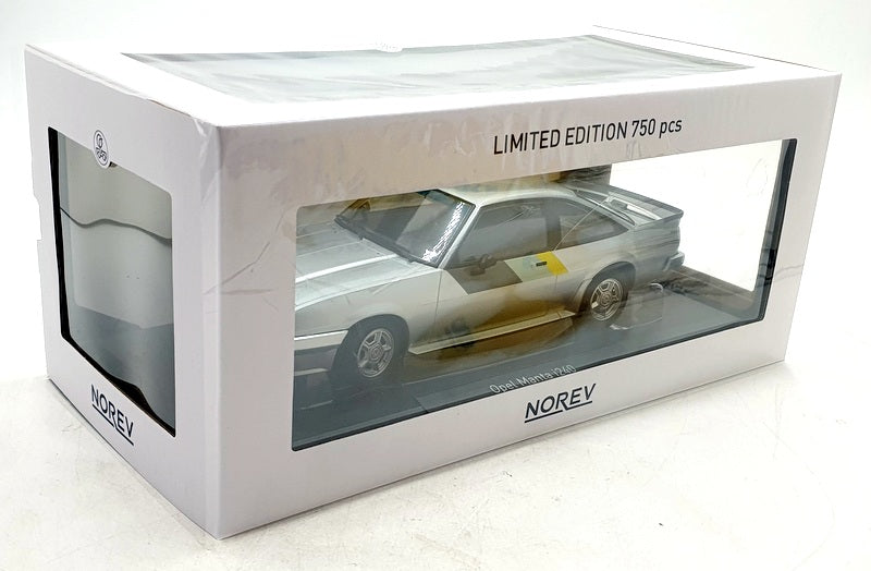 Norev 1/18 Scale Diecast 183301 - Opel Manta i240 1985 - Silver