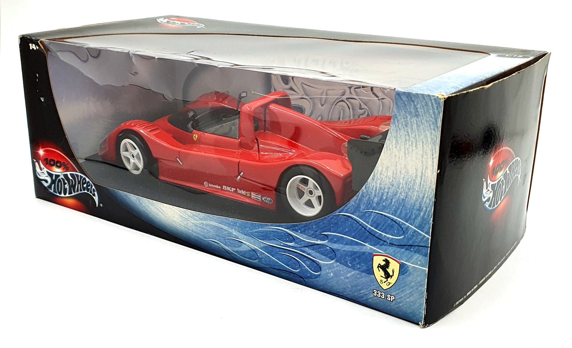 ホットウィール製1/18フェラーリ 333 SP FERRARI F333 SP RACE CAR 1:18 by HOT WHEELS ELITE J2974 SPECIAL