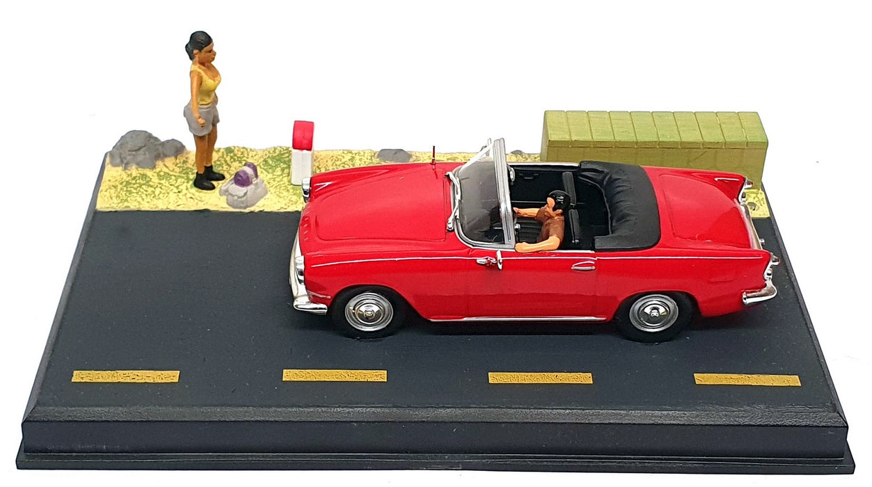 Altaya La Route Bleue 1/43 Scale DIR116 - Simca Aronde Diorama - Red